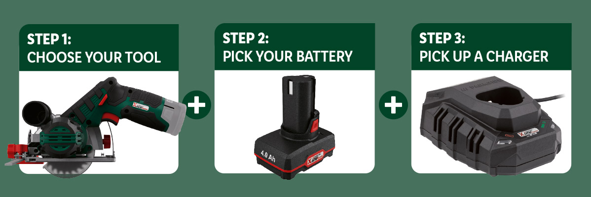 Circular saw, battery, and X20V Max charger.