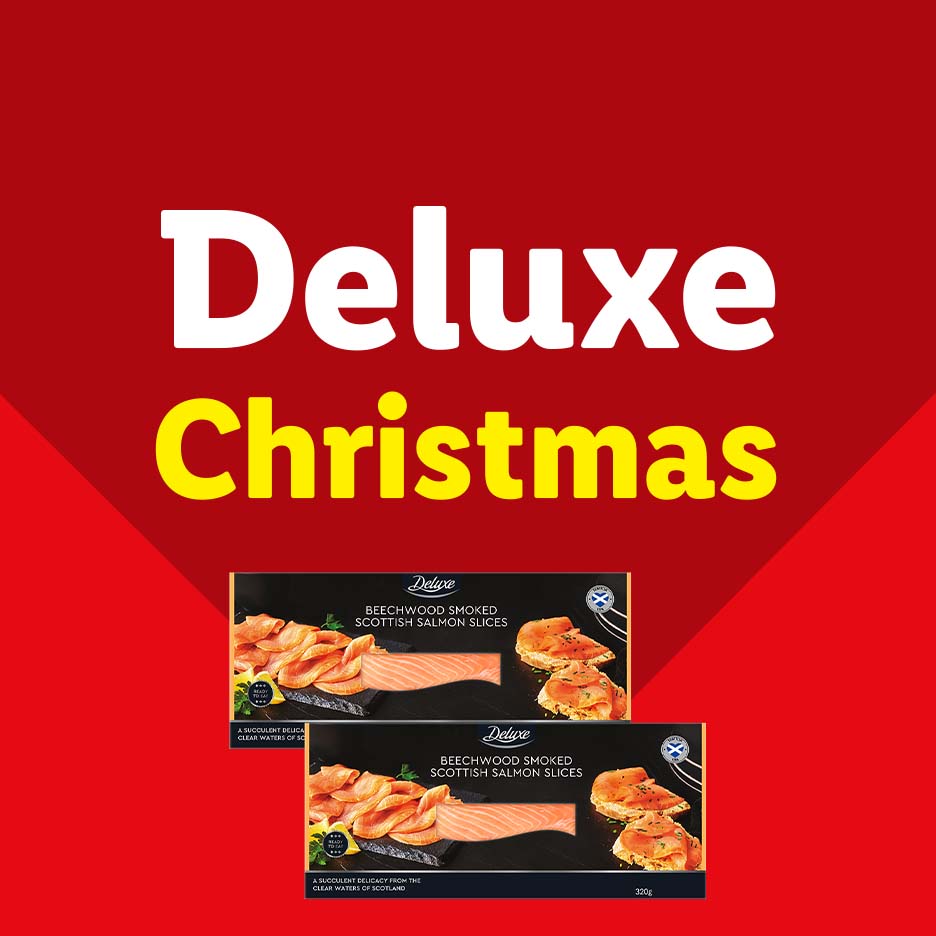 Deluxe Christmas with two packs of Beechwood Smoked Scottish Salmon Slices.